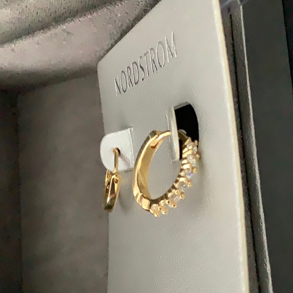 Crystal Huggie Hoop Earrings
NORDSTROM NWT (F) - Picture 4 of 4